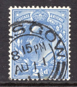 1911 21/2d BLUE KEVII HARRISON PERF 14 V.F.USED SG 276 - Picture 1 of 1