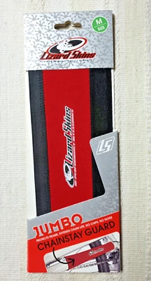 Protector de cadena de pieles de lagarto raro patrón retro talla M en rojo - NUEVO Foto 1 de 4