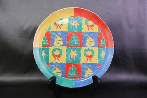 MERRIMENT Dinner Plate (s) Holiday Studio Nova Christmas Wreath BF075 Portugal - Picture 1 of 3