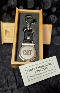 CAT Caterpillar Pocket Watch With Wood Box and Warranty Paper - Promotional Gift - Picture 1 of 6