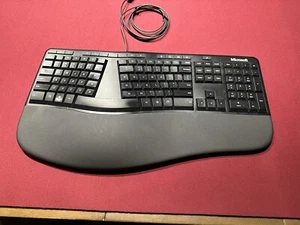 Microsoft Natural Ergonomic Keyboard - USB Tested & Working - Bild 1 von 4