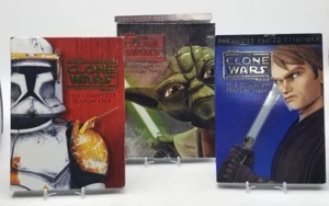 Star Wars: The Clone Wars Complete Seasons 1 2 3 DVD Lot in Original Boxes - Picture 1 of 16
