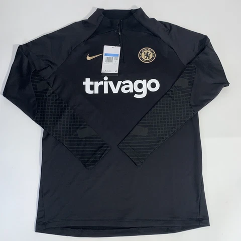 NWT! Nike Chelsea FC Strike Soccer Drill Top Black DN2811-011 Men’s Size Medium Cover