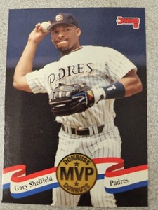 1993 Donruss - MVP’s #MVP-26 Gary Sheffield - San Diego Padres