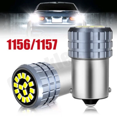 2x 1156 BA15s 1157 BAY15D LED Bulbs Turn Signal Brake Stop Light Lamps 6000K 12v - Image 1 of 4