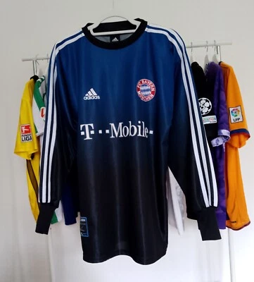 FC Bayern München Trikot Oliver Kahn 2002/2003 T-MOBILE Gr. S - Bild 1 von 4