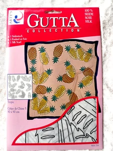 Gutta-Tuch "TROPIC" ,90x90,Crépe de Chine 5,  NEU & OVP - Bild 1 von 2