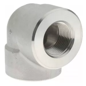 (10 Pack) 1/4" NPT High Pressure 90 Elbow 316 Stainless Steel 3000 Fittings - Picture 1 of 3