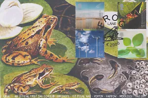 (104343) GBFDC FDC GB36 Life & Earth Frog Lane West Malling 2000 No. 54 de 120 - Imagen 1 de 3