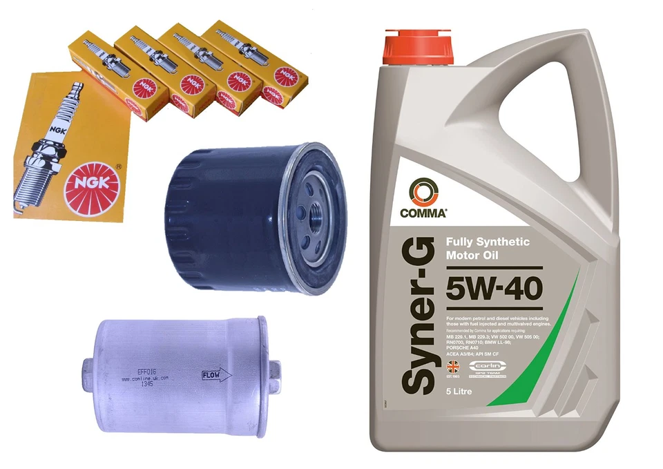 FOR PEUGEOT 205 1.6 GTI Hatchback PETROL OIL FUEL SPARK PLUGS SERVICE KIT NGK - Изображение 1 из 1