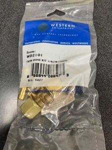 WESTERN WD2101 TWIN TORCH HOSE KIT 1/4" CUTTING ACETYLENE MAPP OXYGEN B SIZE - Picture 1 of 1