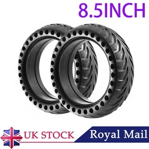 2X Explosion-Proof 8.5“ Tyre Solid Tire Wheel fit Xiaomi M365 Electric Scooter - Picture 1 of 12