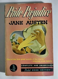 Pride And Prejudice by Jane Austen 1940 Pocket Book 63, 4th printing Vintage PB - Bild 1 von 14