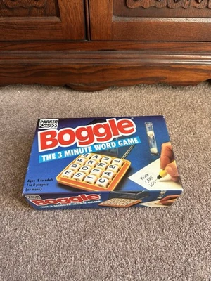 Vintage 1985 Boggle Word Game Parker Games - Complete - Image 1 of 4