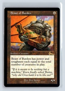 BEAST OF BURDEN – MTG Magic the Gathering Card – Urza's Legacy – Rare - Picture 1 of 6