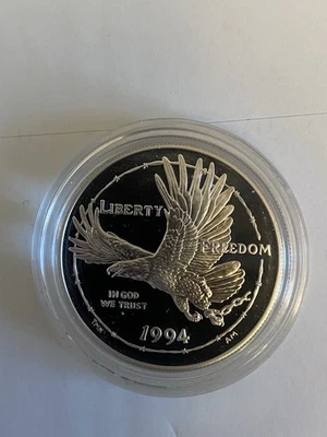 💥1994 Commemorative Silver Dollar National Prisoner of War Museum💥 - Image 1 of 2