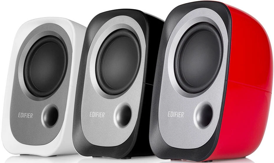Edifier R12U USB Compact 2.0 Multimedia Speakers System (White) - 3.5mm AUX/USB/ - Image 1 of 1