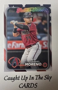 2024 Topps Series 1 Gabriel Moreno Independence Day #67/76 Future Stars - Picture 1 of 2