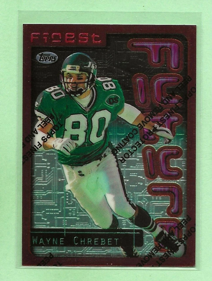 WAYNE CHREBET - 1996 Topps Finest "Future" - #76 - Jets - Comb. Shipping - #3 - Image 1 of 1