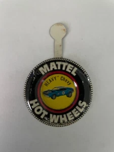 Vintage 1969 Hot Wheels Redline Heavy Chevy Pin Badge Button - Picture 1 of 2