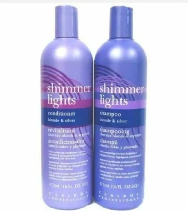 Clairol Shimmer Light Shampoo And Conditioner Blonde & Silver 16.oz - Image 1 of 1