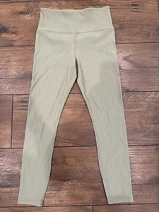 Athleta Women's Size M Medium Elation Rib Tight Olive Green - Picture 1 of 5