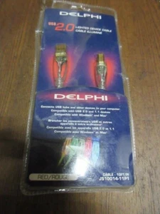 Delphi beleuchtetes USB-Kabel 10 Fuß rot JS10014-11P1 - Bild 1 von 3