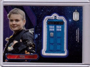 ACE 2015 Topps Doctor Who Tardis Patch Silver Foil Card Sophie Aldred Seventh