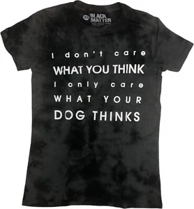 I Don't Care What You Think I Only Care What Your Dog Thins Boys XS T-Shirt - Picture 1 of 1