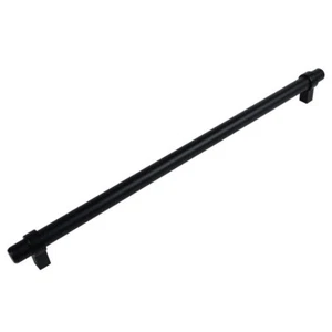Cosmas Cabinet Hardware Flat Black Euro Bar Handle Pull #161-319FB - Picture 1 of 1