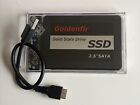 Tragbare SSD 2,5"" SATA3.0 Goldenfir 128GB Festplatte 350Mb/s USB3.1 Neu