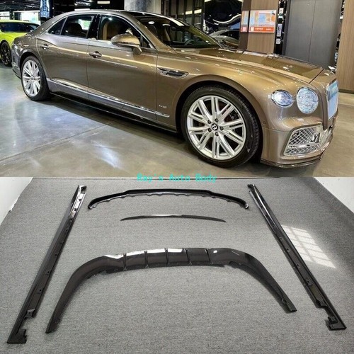 Fit For Bentley Flying Spur Carbon Fiber Sideskirts Rear Diffuser Front ...