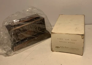 CITIZENS FEDERAL SAVINGS Vintage 1960's Copper Cable Car Bank M-9226 In Box - Picture 1 of 5