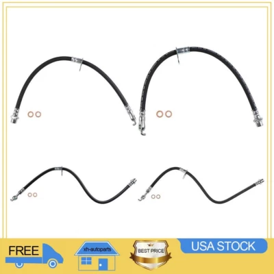 4X Líneas de manguera de freno trasero delantero izquierdo derecho Sunsong para Lexus ES350 2007 2008 2009 Foto 1 de 4