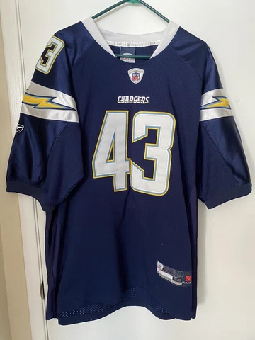 Vintage 2000's Reebok NFL (LA) San Diego Chargers DARREN SPROLES Jersey Sz XL 52 Cover