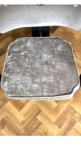 Seat Cushions In Taupe Crushed Velvet - Picture 1 of 5