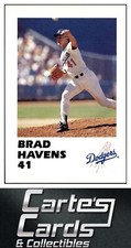 Brad Havens 1988 Los Angeles Dodgers Police #NNO
