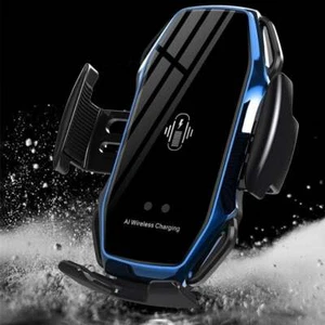 A5 Wireless Car Phone Charger Auto Clamping Smart Sensor Fast Charger Holder - Picture 1 of 9