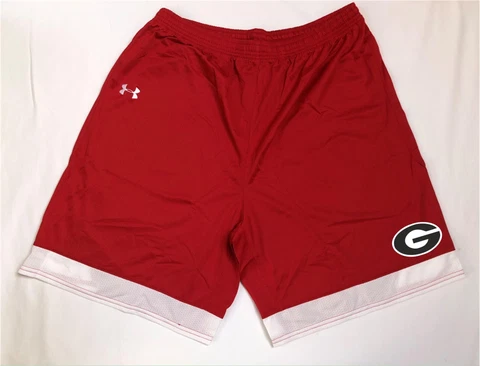 University of Georgia Bulldogs UGA Shorts XL Under Armour Shirt Jersey New Cover