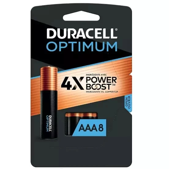 Duracell 32983 1.5v Optimum Alkaline Manganese Dioxide AAA Batteries