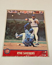 Ryne Sandberg Cubs MLB Photo 8 X 10 New Line Drive Action Photo 1991 Collectible