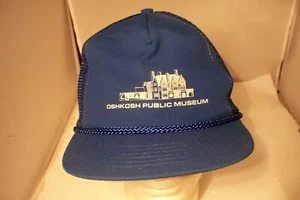 Vintage Oshkosh Public Museum Blue Rope Snapback Hat WI - Picture 1 of 10