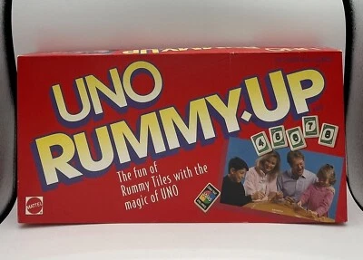Vintage Uno Rummy-Up Board Game 1993 Mattel Complete With Manual - Image 1 of 3