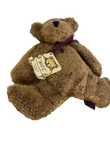 Boyds Bears Hadley Flatski Flatties 8” Brown Bears In The Attic Retired - Picture 1 of 9
