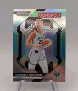 Sabrina Ionescu 2024 Panini Prizm Monopoly WNBA Basketball Silver SP #WNBA18 - Picture 1 of 2