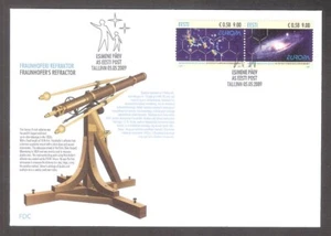 Europa CEPT Astronomy 2009 Estonia stamps FDC Mi 637-8 - Picture 1 of 1