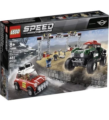 ¡NUEVO EN CAJA! LEGO SPEED CHAMPIONS 75894-1967 & 2018 MINI COOPER S COCHES DE RALLY NUEVO SELLADO Foto 1 de 2