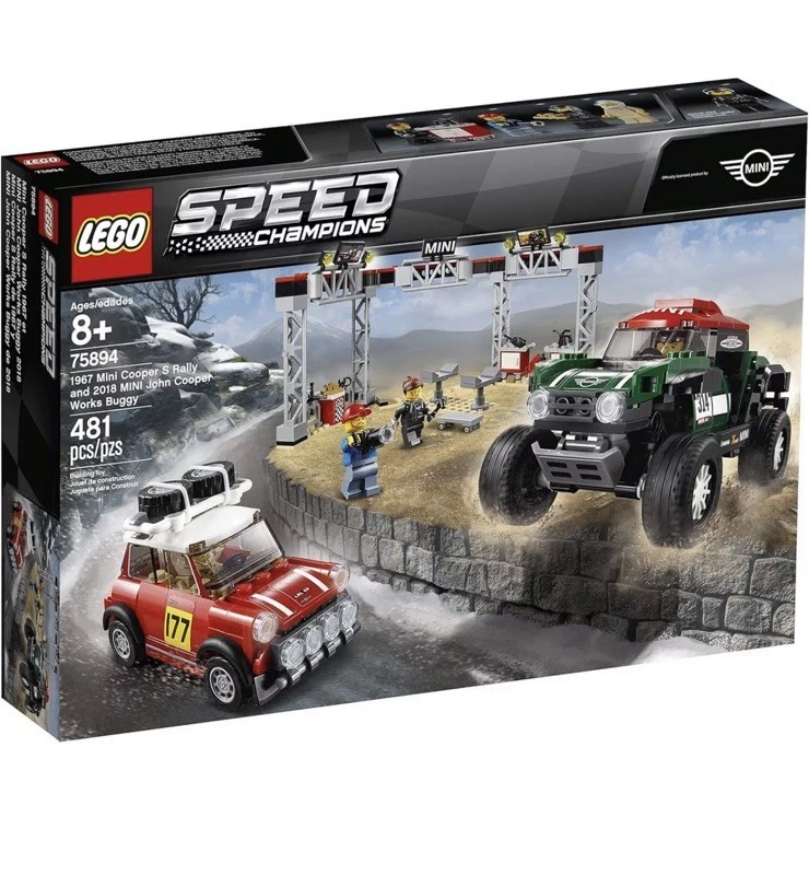 ¡NUEVO EN CAJA! LEGO SPEED CHAMPIONS 75894-1967 y 2018 Mini Cooper S coches de rally nuevos en caja Foto 1 de 2