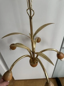 Vintage Tropical Blätter Kronleuchter Palme Deckenleuchte Leuchte Deckenlampe - Bild 1 von 6