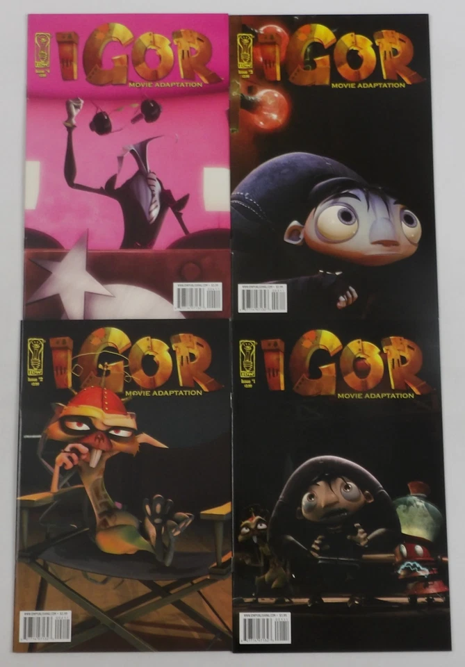 Igor Movie Adaptation #1-4 VF/NM série completa Barbara Kesel conjunto lote 2 3 - Imagem 1 de 1